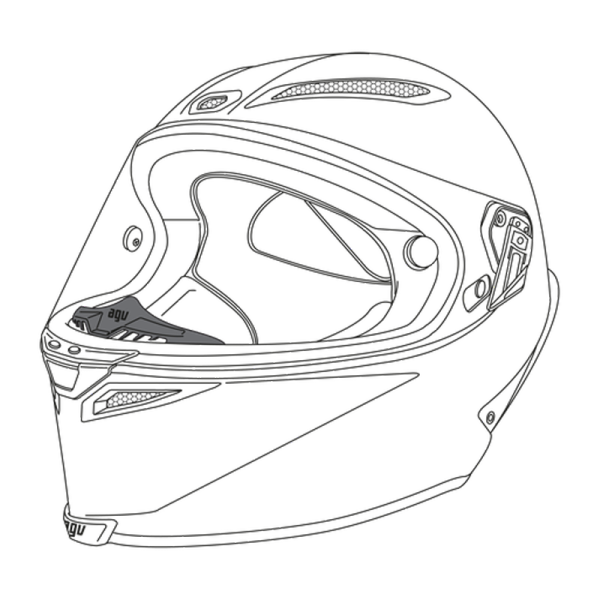 AGV Pista GP-R Breath Deflector